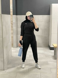 Hijab Sport Outfit, Ootd Gym, Outfits Sport, Outfits Hijab