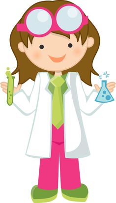 Girl Scientist Free Clipart Scientist Cartoon, Science Lab Decorations, Girl Scientists, Mad Scientist Party, Chemistry Art, Science Clipart, Science Girl, Science Party, Science Themes