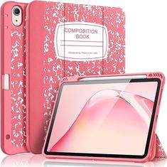 the pink case is designed to look like it has flowers on it