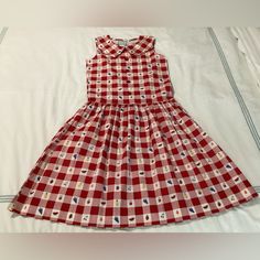 Catherine Rebecca Trunk Show Dress From The 90s Perfect For Recreating Vintage Photos! Dress Is In Excellent Condition. Sz 10. Grapes Watermelon Cherry Pineapple Show Dress, Sublimation Ideas, Gingham Dress, The 90s, Kids' Dresses, Vintage Photos, Trunk, Gingham, Vintage 90s