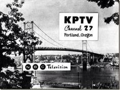 an advertisement for the kptv channel in portland, oregon on july 27, 1932