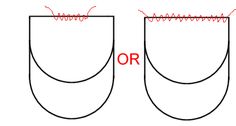 the diagram shows how to draw an object in two different ways, with one line going through