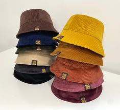 This is the Stan&Gwyn jumbo corduroy bucket hat.   It is available in 11 colour choices of cord.  Please select from Navy, Charcoal, Black, Brown, Olive Green, Mustard, Tan, Burnt. Orange, Wine, Dusty Pink, Stone. The design was inspired by a hat that John Phillips from the Mamas and Papas 60's band wore, as seen in the documentary Echo in the Canyon. I loved how the corduroy was cut on the diagonal, creating an interesting effect. It's always best if you provide me with your exact head measurem John Phillips, Corduroy Bucket Hat, Orange Wine, Brand Reputation, Fire Fits, Green Item, Mens Glasses, Hat Band, Dusty Pink