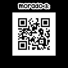 the qr code for morpado is shown in black and white, as well as