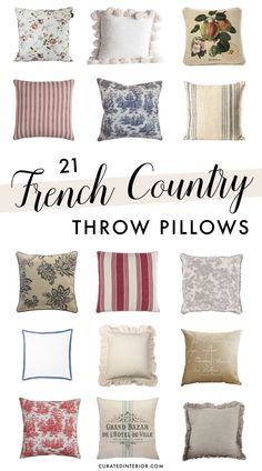 the 25 french country throw pillows