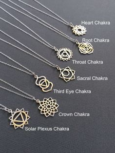 Spirtual Necklaces, Chakra Necklace Crystals, Etsy Necklace, Necklace Spiritual, Sterling Silver Charm Necklace, Silver Charm Necklace, Spiritual Necklace, Necklace Charms, Chakra Necklace