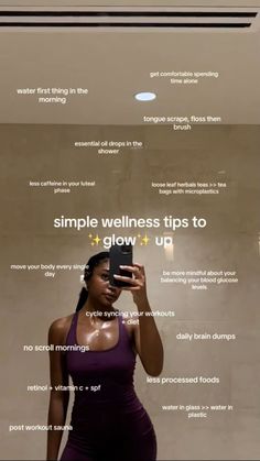 glow up wellness tips selfcare Estilo Rachel Green, Get My Life Together, Healthy Lifestyle Inspiration, Girl Tips, Glow Up Tips, Lose 40 Pounds