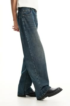 Take a trip down memory lane with these Wide Leg Vintage Faded Jeans from nightcity Clothing. Elevate your everyday casual style with this timeless pair of denim jeans. The wide legs and vintage-inspired faded look will give off those all-important vintage feels, perfect for pairing with any top and shoes for a laid-back look. With these wide leg vintage jeans, you’ll have effortless style and comfortable wear every time.
Gender: MenMaterial: Denim, PolyesterClothing Length: Full LengthWaist: Mi Men’s 90s Style, Faded Jeans Outfit Men, Vintage Fits Men, Vintage Pants Men, Wide Blue Jeans, Mens Wide Leg Jeans, Blue Jeans Outfit Men, Wide Denim Pants, Blue Jean Outfits