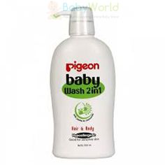 Pigeon 2 in 1 Hair & Body Wash 700ml ₨ 1,300  For order > http://babyworld.pk/bath-skin/2534-pigeon-2-in-1-hair-body-wash-700ml.html Baby Pigeon, Baby Skin