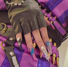 Jinx Nails, Arcane Nails, Junk Drawer, Nail Inspo, Arts And Crafts, Nail Art, Nails, Art