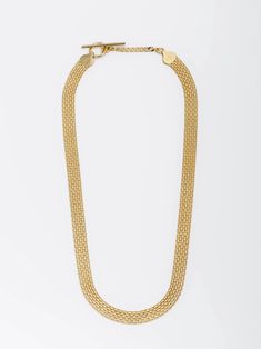 Vermeil Chainmail Necklace – Loren Stewart Chainmail Necklace, Chain Mail, 14kt Gold, Gold Vermeil, Bend, Chain Necklace, In Italy, Italy, Texture