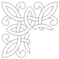 an intricate design in the shape of a cross