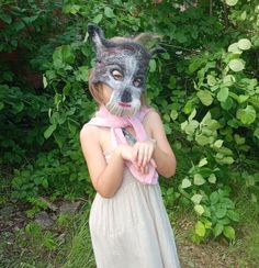 Unleash your child's wild side with this luxurious felt wolf mask! Crafted with meticulous attention to detail, this mask captures the fierce and majestic essence of the wolf. The soft, high-quality felt material provides a comfortable and breathable fit, allowing for endless hours of imaginative play. With its realistic features and vibrant design, this mask will transport your little one to a world of adventure and fantasy. Whether they're roaming around the backyard or leading their pack on a Felt Wolf, Mask Theater, Theater Mask, Wolf Mask, Therian Mask, Felt Mask, Carnival Mask, Animal Mask, Flax Fiber