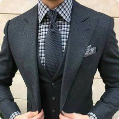 Mens 3 Piece Suits, Jacket Man, Shirt Outfit Men, Man Outfit, Slim Fit Blazer, Suit Shirt, 2016 Menswear, Grey Jacket, Grey Suit