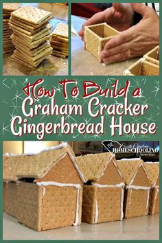 how to build a graham cracker gingerbread house