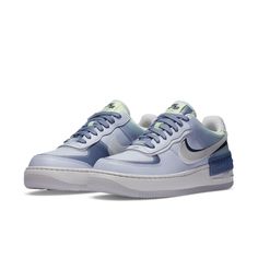 Nike Womens WMNS Air Force 1 Shadow SE World Indigo CK6561-001 Sporty Nike Air Force 1 Synthetic, Nike Air Force 1 Shadow, Air Force 1 Shadow, Nike Womens, Fashion Performance, Stylish Sneakers, Nike Air Force 1, Air Force 1, Nike Air Force