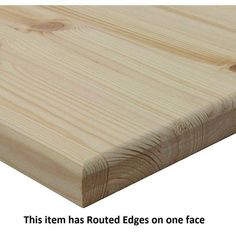 this item has rounded edges on one face and is made from treated wood planks