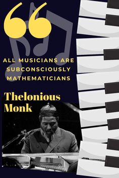 an advertisement for thelonious monk music program