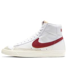 Nike Blazer Mid '77 'Brick Red' BQ6806-102 (SNKR/Unisex) Red Blazers, Shoe Rotation, Maroon Blazer, Nike Blazer Mid 77, Purple Nikes, Nike Blazer Mid, Nike Blazers Mid, Mid Top Sneakers, Xmas Ideas