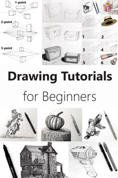 Drawing tutorials Basic Sketching, Beginner Sketches, Learn To Sketch, Drawings For Beginners, Drawing Instructions