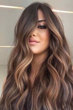 Balayage Straight Hair, Balayage Long Hair, Hair Color Options, Brunette Hair With Highlights, Balayage Hair Dark, Brunette Balayage Hair, Long Hair Color, Brown Hair Balayage, Brown Balayage