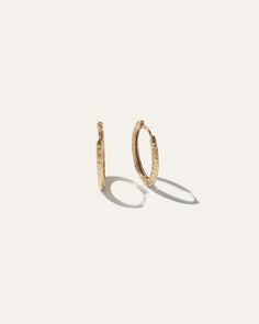 Yes, hoops are an everyday essential. And this pair is anything but ordinary. Crafted in 100% recycled 18k gold vermeil and then hammered for a shimmered effect, our medium Nina hoops are a cut above the rest…and they’re designed to last. Gold Vermeil, Beautiful Earrings, Everyday Essentials Products, 18k Gold, Women Jewelry, Gold