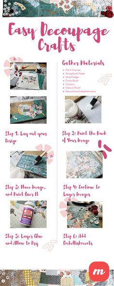 the instructions for how to make paper crafts