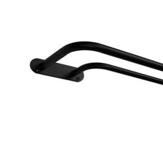 a pair of black handles on a white background with clippings for the handle