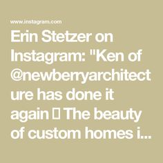 the words,'ern stezer on instagramm'ken of newberryarchit are