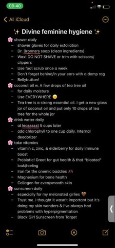 Body Hygiene, Hygiene Care, Healthy Skin Tips, Feminine Hygiene, Body Care Routine, Body Skin Care Routine