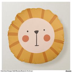 a paper plate with a lion face on it