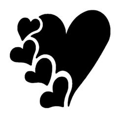 two hands holding hearts in the shape of a heart, with one hand on top of another