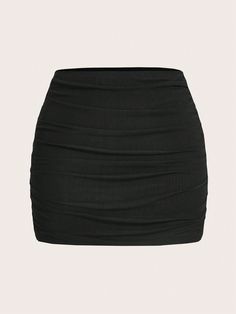 SHEIN EZwear Mesh Double-Layer Perspective Hip-Wrapped Mini SkirtI discovered amazing products on SHEIN.com, come check them out! Tull Skirts, Black Tube Skirt, Plain Black Skirt, Skirts Hot, Tight Skirts, Short Black Skirt, Black Skirts, Bodycon Casual