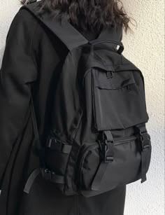 Dark Punk, Simple Backpack, Travel Laptop Backpack, Laptop Rucksack, Student Backpacks, Cool Backpacks, Canvas Backpack, Girl Backpacks, Large Backpack