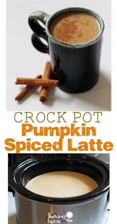 the crock pot pumpkin spiced latte recipe