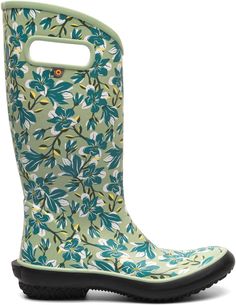 Bogs engineers spent years in the laboratory developing rain boots that are 100% rubber  100% waterproof and 100% cute. They succeeded with these Bogs Magnolia rain boots. Womens Bogs, Womens Rain Boots, Rei Co-op, Womens Size Chart, Mint Green, Comfortable Shoes, Magnolia, Rain Boots, Casual Shoes