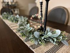 This gorgeous display of greenery will add a punch of life to your home decor.  Frosted Lambs Ear & Eucalyptus Garland features round, lots of coated green leaves, plastic eucalyptus leaf shapes branching out from a lovely garland with a lightly frosted effect among some of the leaves. Place it along a banister, use as a table centerpiece or a mantel for a lovely display! Decor NOT included. Garland piece only.  To display, simply lay flat in the & fold around if needed. Dimensions (Varies Upon Shaping): Thickness: 5"-6"(Varies) Length: 6 ft All sales are final. See shop policies.  ⚠️If you package says 'Delivered' according to tracking update, but it's not in your mailbox or porch; you must contact your local post office right away to find package. The post master will be able to help and Eucalyptus Garland Centerpiece, Centerpiece With Eucalyptus, Lambs Ear Garland, Camp Christmas, Farmhouse Garland, Mantel Garland, Greenery Centerpiece, Cotton Stems, Eucalyptus Leaf