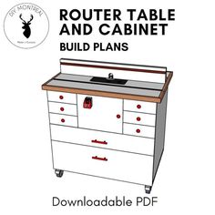 the router table and cabinet build plans is shown in this manual for beginners