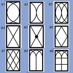 how to draw an arch in the shape of a window