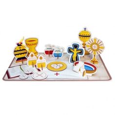 My Pop-Out Mass Kit - Wee Believers (Christian Toys and Gifts at Daywind.com) | daywind.com Mass Activities, The Blessed Sacrament, Blessed Sacrament, Christian Art Gifts, Vinyl Bag, Catholic Kids, Easter Art, Religious Education, Eucharist