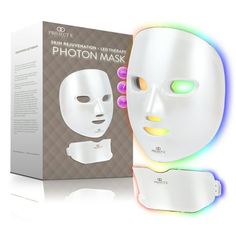 Item: Wireless LED Photon Therapy 7 Color Light Treatment Skin Rejuvenation Whitening Facial Neck Beauty Daily Skin Care Mask Item ID: PE706 Colour: White Voltage: 110V- 220V, 60Hz/ 50Hz Package Size: 32x19x12.5 cm Package Weight: 1.0 kg Net Weight with Control Box: 0.55kg Facial Mask Weight: 0.3kg Neck Mask Weight: 0.1kg Number of LED: 102 LEDs (Facial Mask), 40 LEDs (Neck Mask) Treatment Area: Facial & Neck Included: 1. LED Facial & Neck Mask X 1 2. Remote Control X 1 3. Power Cord X 1 4. Full Neck Mask, Led Light Therapy Mask, Brightening Skincare, Led Facial, Light Therapy Mask, Led Face Mask, Led Therapy, Skin Science, Led Mask