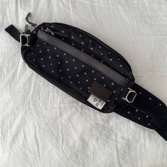 Stussy X Mspc Fanny Pack Worn A Few Times In Great Condition Unisex Master Piece, Black Bag, Fanny Pack, Polka Dot, Polka Dots, Backpacks, Street Wear, Man Shop, How To Wear