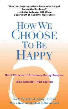 the cover of how we choose to be happy