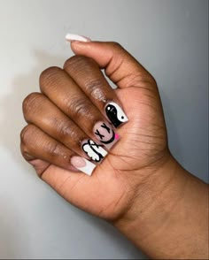 Pink Tip Nails