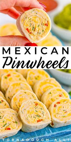 mexican pinwheels with text overlay