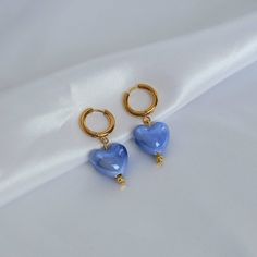 Don't miss out on these beautiful gold & blue heart bead drop earrings. They work with a large variety of looks and add a bit of sparkle to your outfit. MORE jewellery pieces available on our shop! Any questions please message we are happy to help. Free postage in UK Thank you for shopping with us Heather&Bumble 📪Follow us at: Instagram: heatherandbumble Twitter: Heather_Bumble Pintrest: Heather & Bumble Blue & Gold Bead Heart Drop Earrings - Blue Bead Earrings,Blue Bead Jewellery,Beaded Earrings In The UK,Beaded Jewellery,Blue Heart Earrings Blue Heart Earrings, Bead Heart, Beaded Jewellery, Tiny Earrings, Beaded Drop Earrings, Heart Drop Earrings, Jewelry Card, Earrings Blue, Pretty Earrings