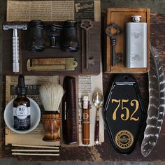 ✸This Old Stomping Ground✸, brooklyngrooming:   Happy National Men’s Grooming... Masculine Home Decor, Manly Things, Whiskey Glasses Set, Vintage Gentleman, Whiskey Decanter Set, Whiskey Gifts, Close Shave, Decanter Set, Beer Bottle Opener