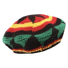 PRICES MAY VARY. （1）Rasta reggae style looks very fashion. （2）Multicoloured all-over pattern,Lierys draws all eyes to it.This high quality headgear enhances modern leisure outfits with its youthful sense of esprit. （3）Knit made ,Stretch and warm. （4）One size: 56-58 Head circumference. Wool Knit Rasta Beret Hat Knitted Reggae Jamaican Cap Hip Hop Hippie Slinky Beanie Skull Hats Rasta Makeup, Skull Hats, Colorful Beanie, Leisure Outfits, Rasta Hat, Reggae Style, Rasta Colors, Cap Winter, Skull Hat