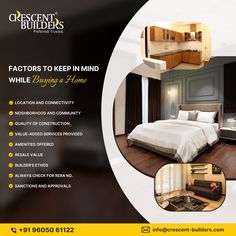 an advertisement for a bedroom and living room furniture store, with pictures of the interior