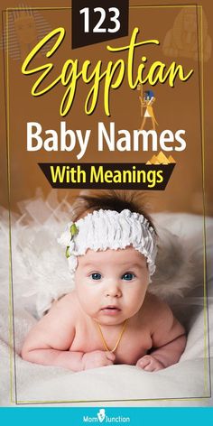 an egyptian baby names book with the title'123 egyptian baby names with meaningss '